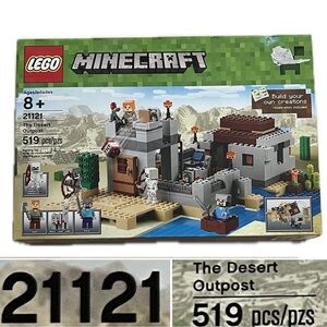 📦RARE Retired LEGO Minecraft: The Desert Outpost (21121) - NEW SEALED